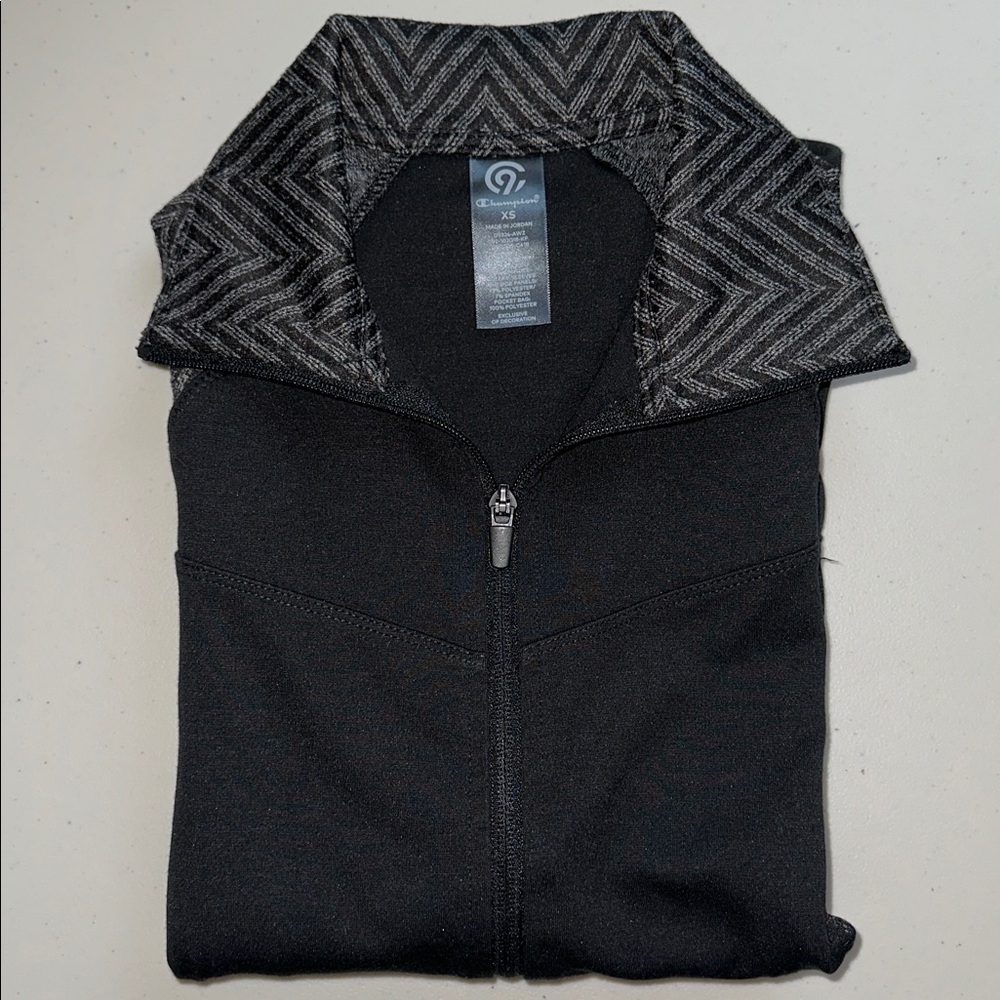 C9 by Champion Athletics Black and Gray Patterned Jacket Size XS. - Picture 16 of 16